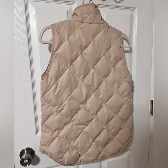 J Crew Quilted Puffer Vest Tan - Picture 4 of 4